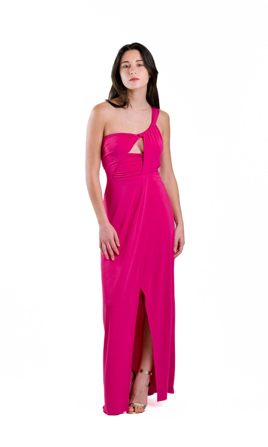 Patrizia Pepe Abito lungo monospalla