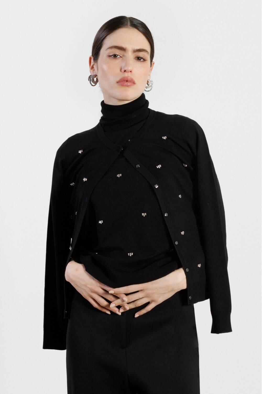 Diana Gallesi Cardigan con ricamo