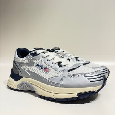 Autry Hyperway Low ManMesh/Mirror Silver/White/Space Blue