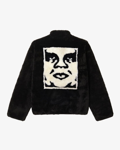 Obey Icon Face Sherpa Jacket