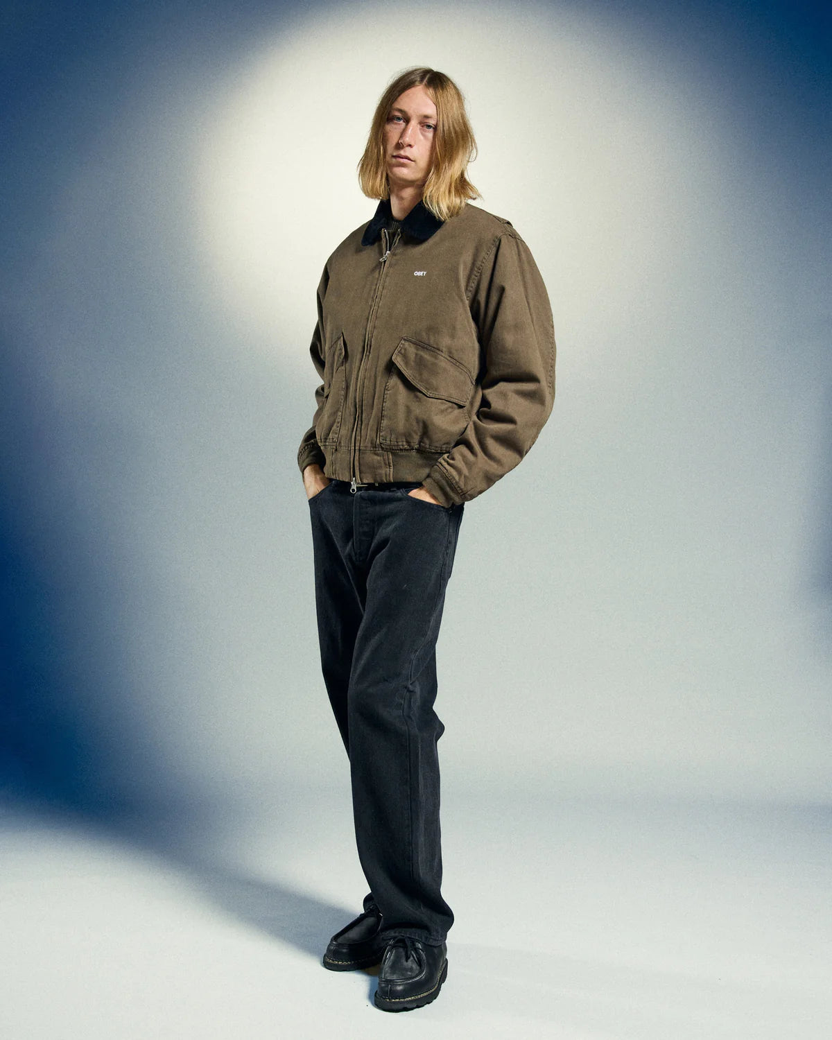 Obey Fade Wash Cwu Jacket