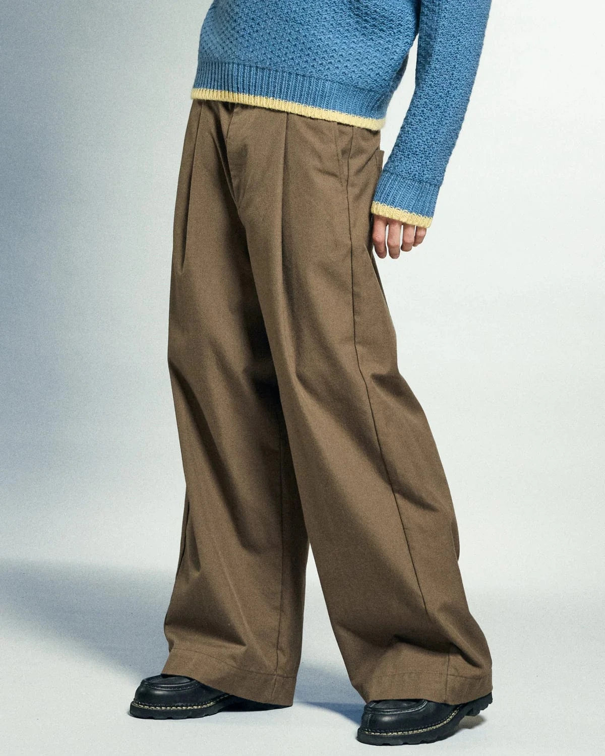 Obey Oliver Pleated Pant Brwn