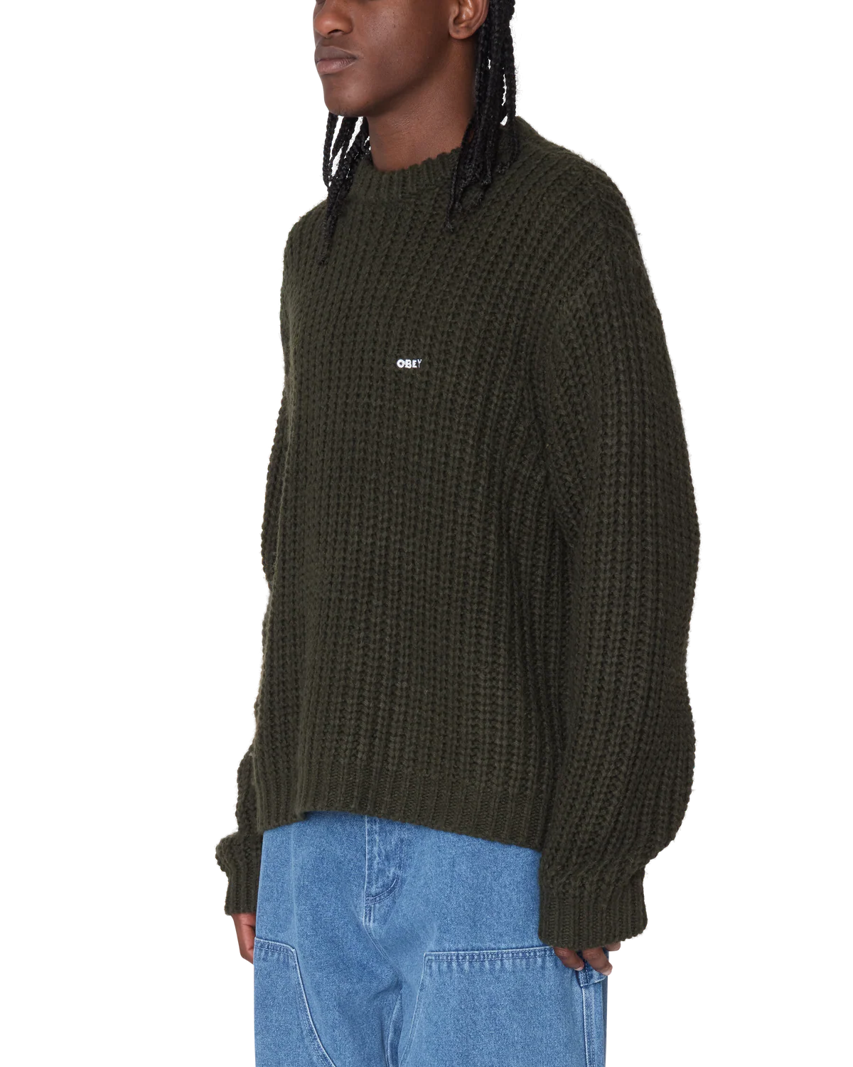 Obey Bold Chunky Sweater Rosin