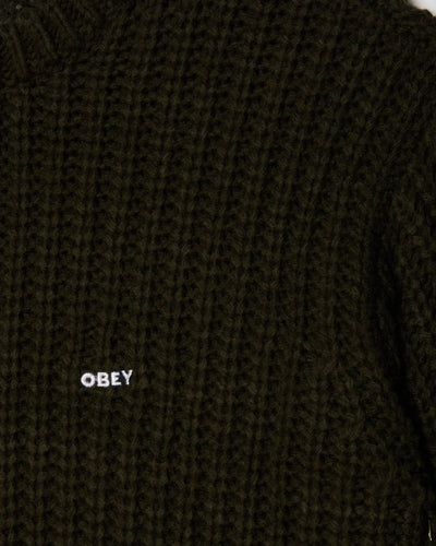 Obey Bold Chunky Sweater Rosin