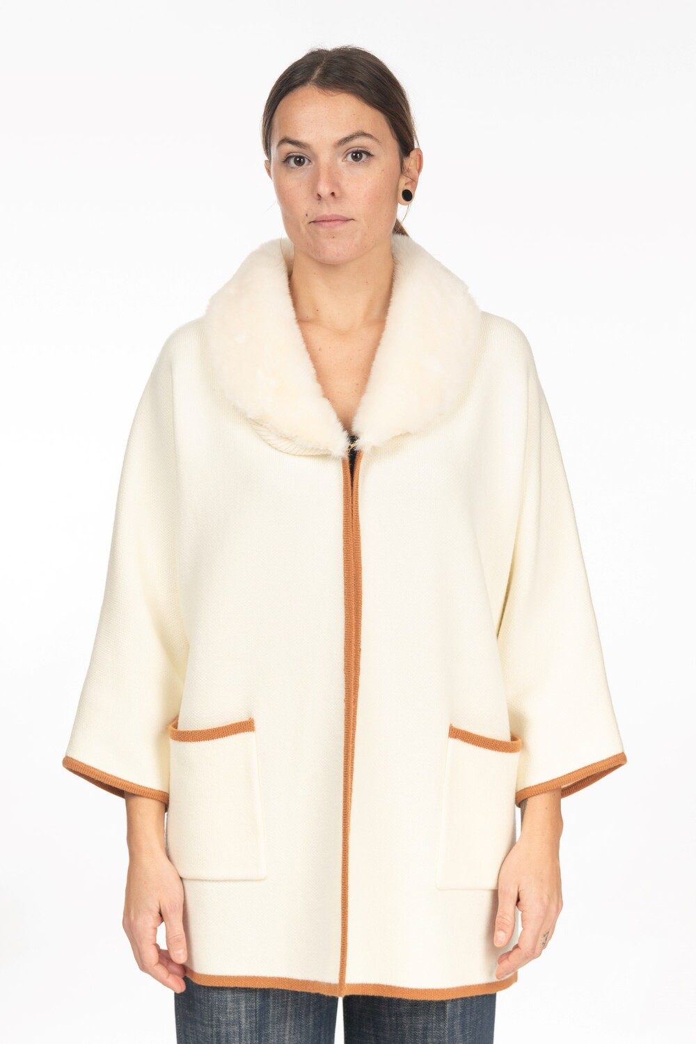 Diana Gallesi Cardigan a cappa