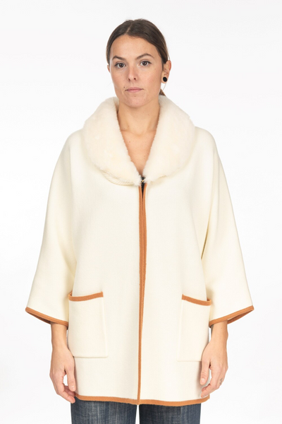 Diana Gallesi Cardigan a cappa
