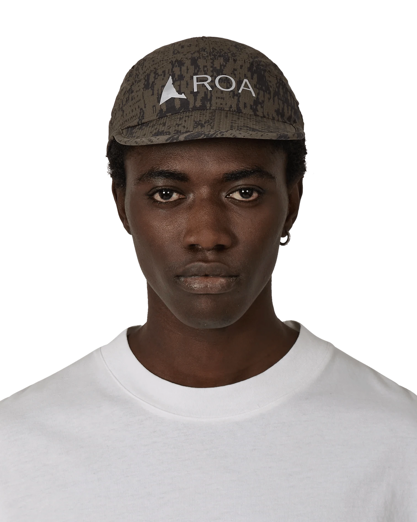 Roa Bri Melted Print Open Weave Cap