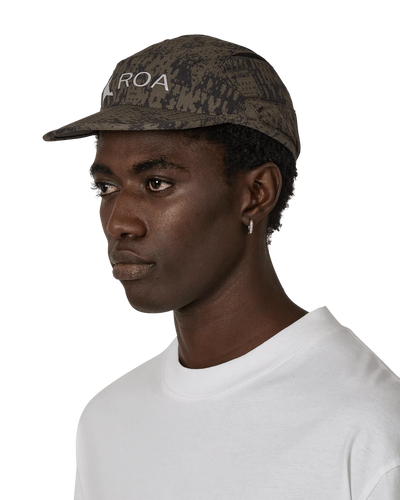 Roa Bri Melted Print Open Weave Cap