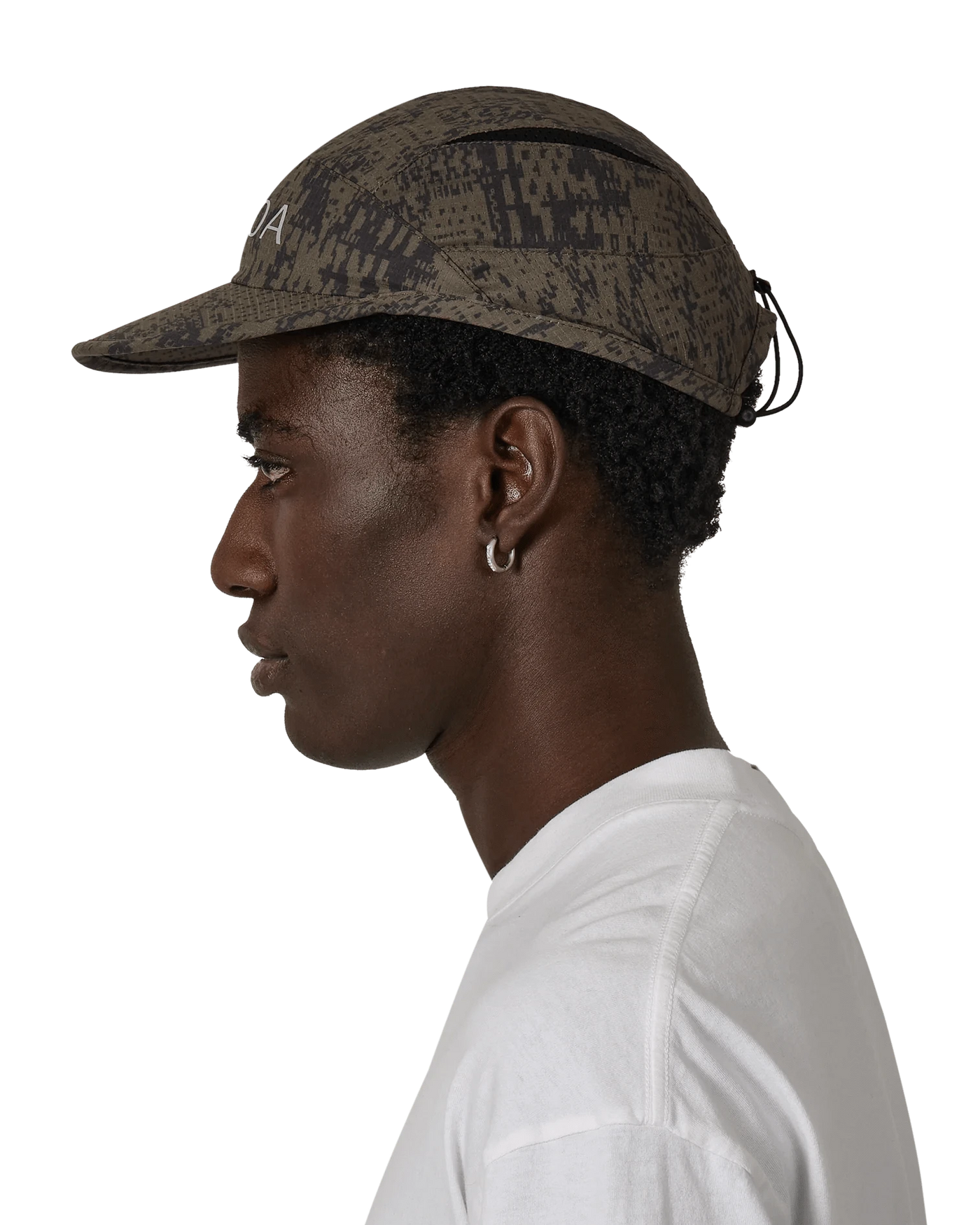 Roa Bri Melted Print Open Weave Cap