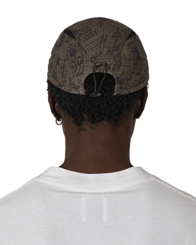Roa Bri Melted Print Open Weave Cap