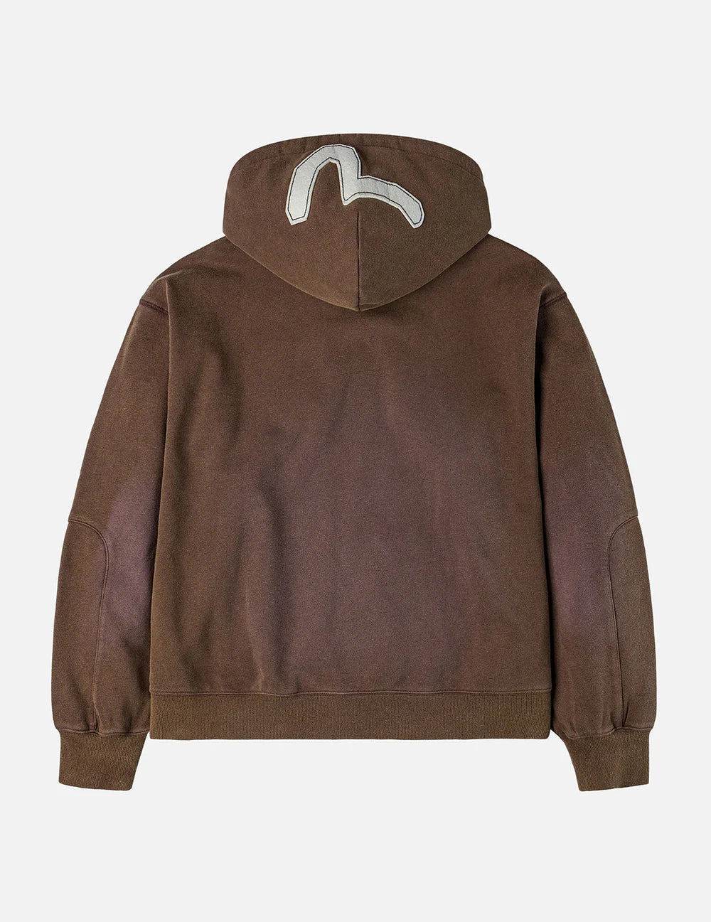 Evisu EV and Seagull Patches Embroidery Relax Fit Hoodie Jacket
