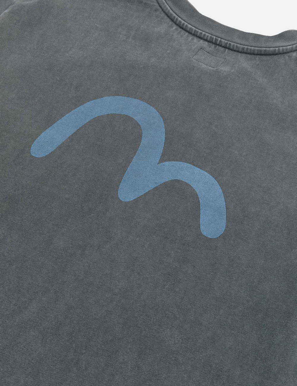 Evisu Archives Print Relax Fit T-shirt Grey