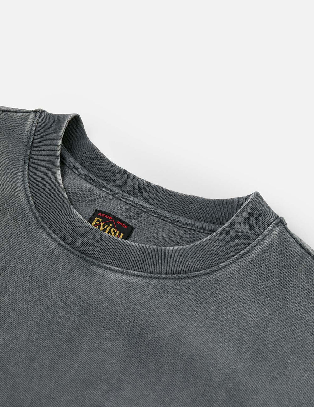 Evisu Archives Print Relax Fit T-shirt Grey