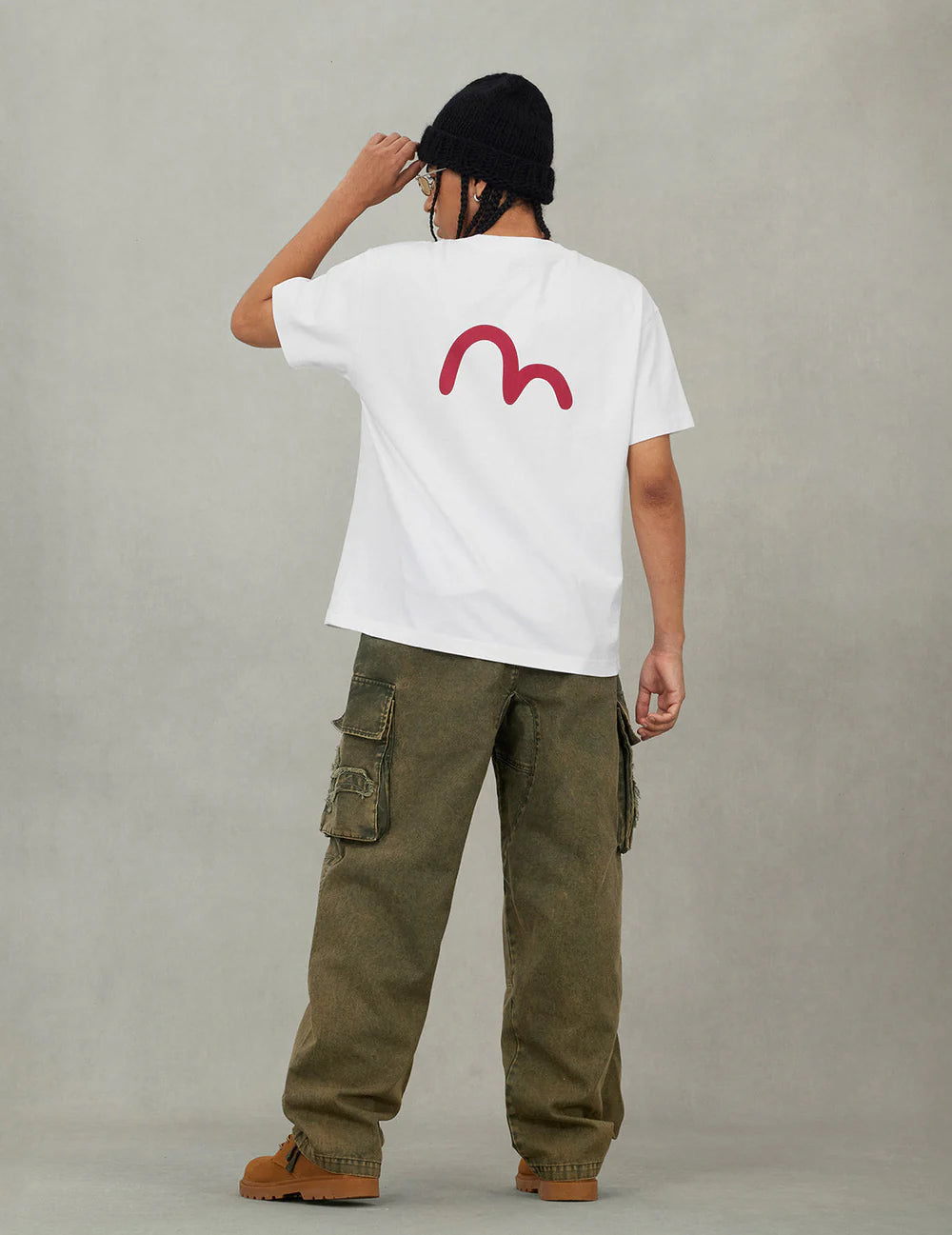 Evisu Archives Print Relax Fit T-shirt