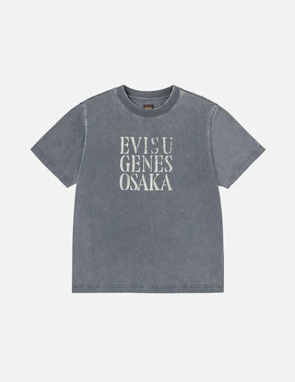 Evisu Seagull Print Relax Fit T-Shirt