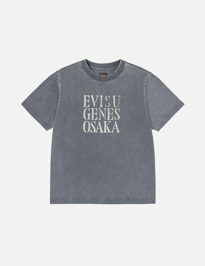 Evisu Seagull Print Relax Fit T-Shirt