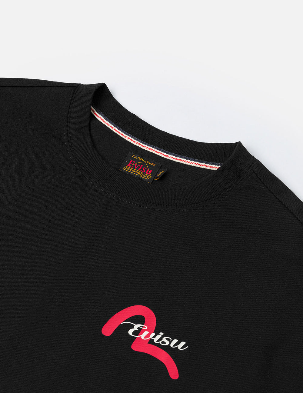 Evisu Henohenomohe Godhead Embroidery Relax Fit T-Shirt