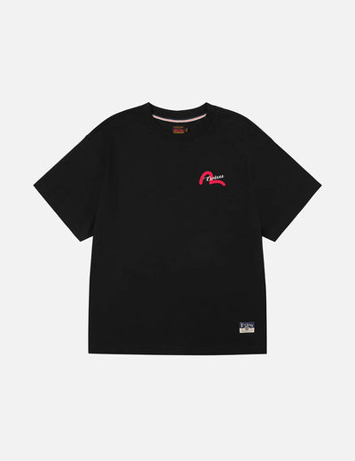 Evisu Henohenomohe Godhead Embroidery Relax Fit T-Shirt