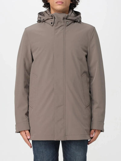 Woolrich Soft Shell Barrow Mac Coat Falcon