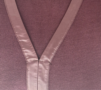 Nenette Maglia inserto in ecopelle