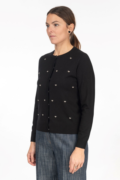 Diana Gallesi Cardigan con ricamo