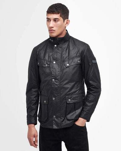 Barbour Duke Waxed Jacket Blk