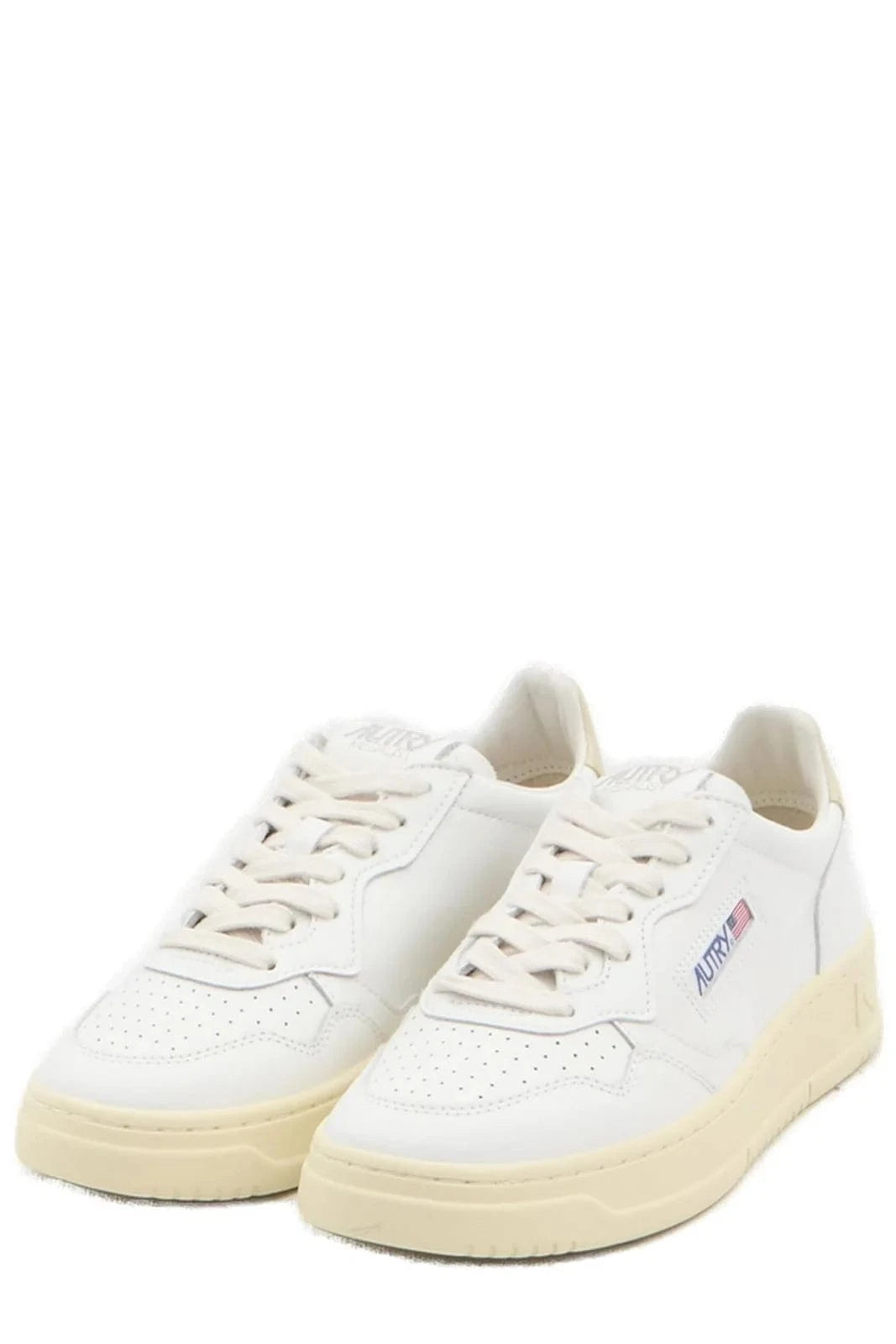 Autry Medalist Low Man Leat/Leat Wht/Tidfoam