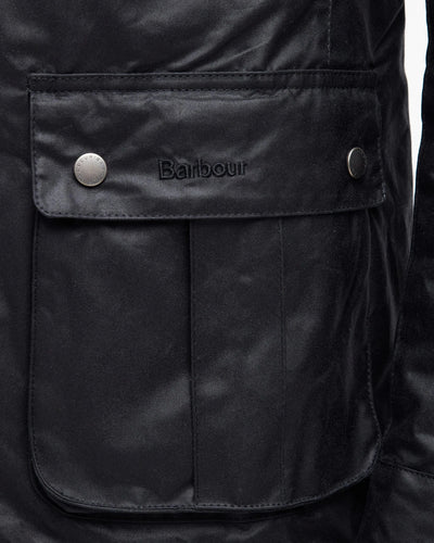 Barbour Duke Waxed Jacket Blk
