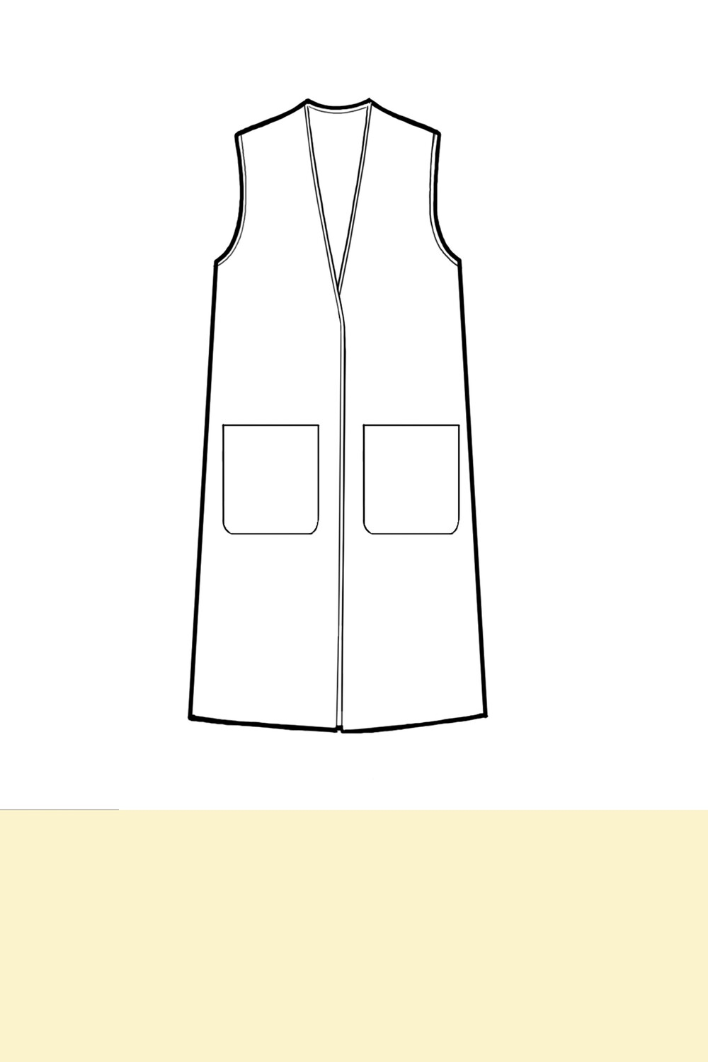 Diana Gallesi Gilet con tasche in ecopelliccia