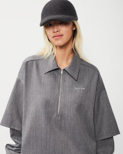 Bonsai Baseball Half Zip Shirt
