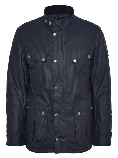 Barbour Duke Waxed Jacket Navy