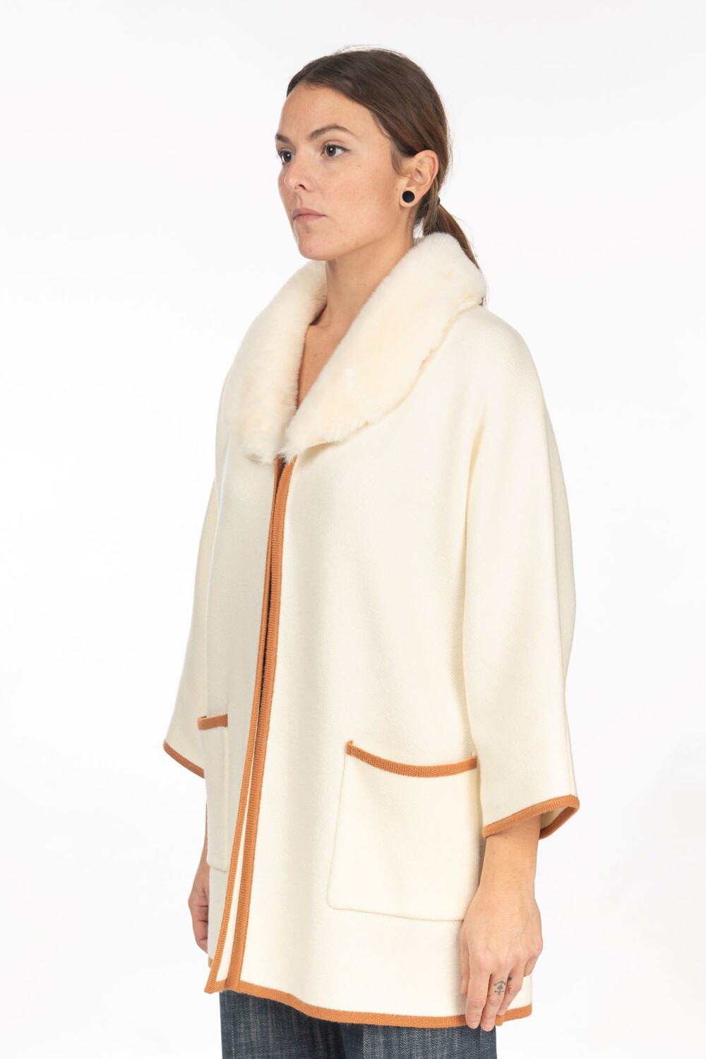 Diana Gallesi Cardigan a cappa