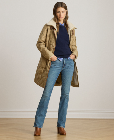 Lauren Ralph Lauren Piumino con collo a imbuto