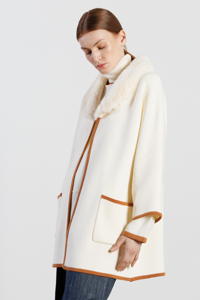Diana Gallesi Cardigan a cappa
