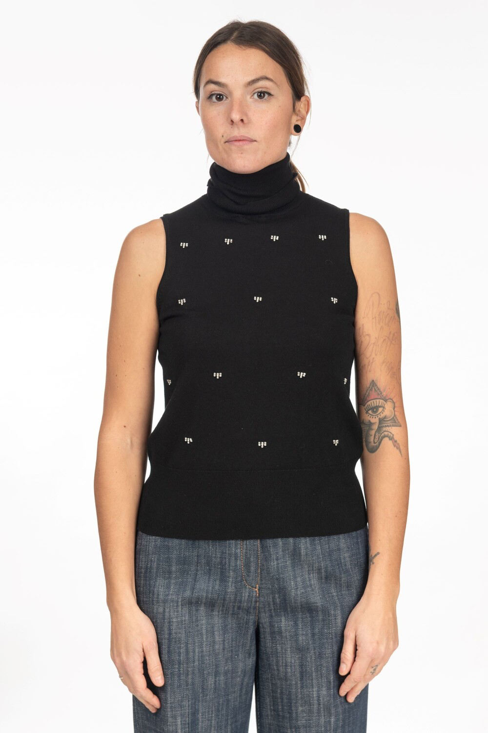 Diana Gallesi Maglia con ricamo