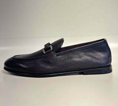 Mocassino In Pelle Con Morsetto