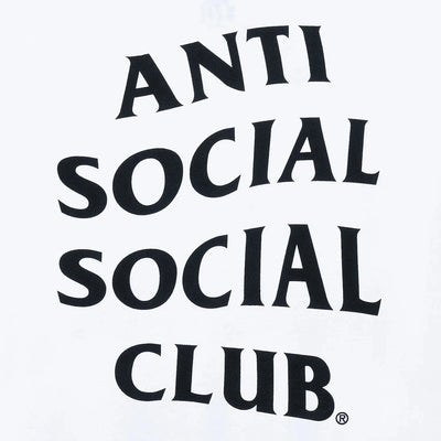 Anti Social Social Club Mind Games USA Made S/S Tee Wht