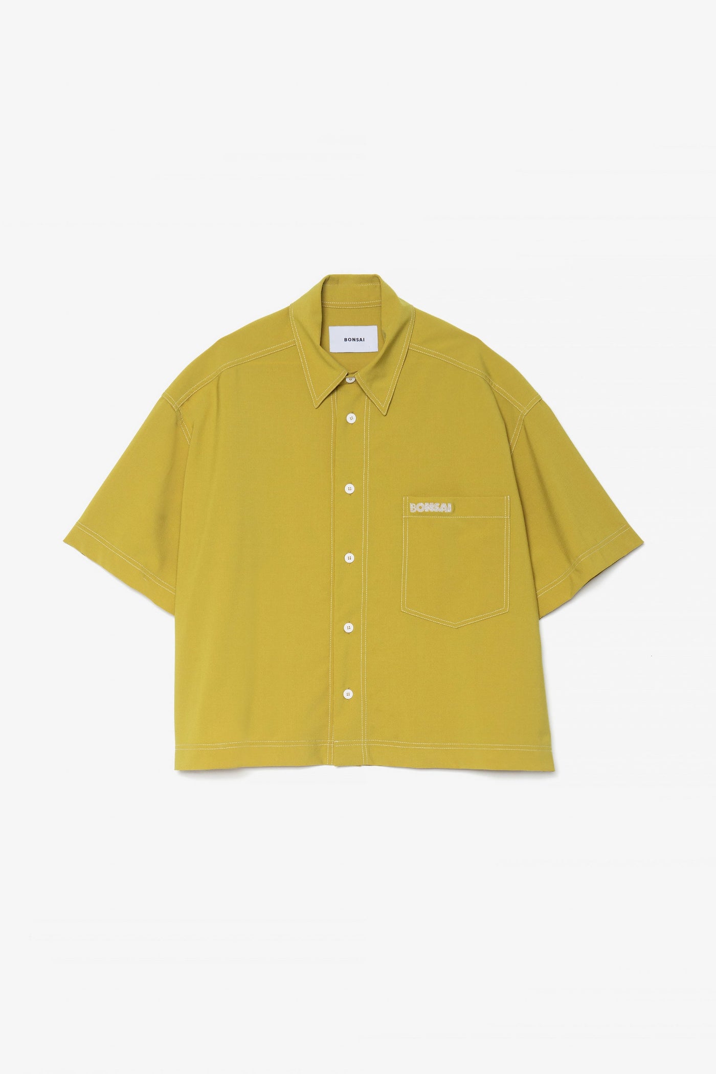 Bonsai Button Crop Shirt
