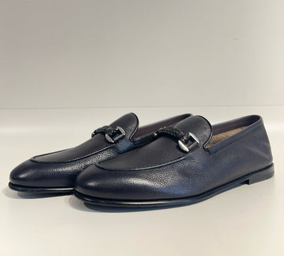 Mocassino In Pelle Con Morsetto