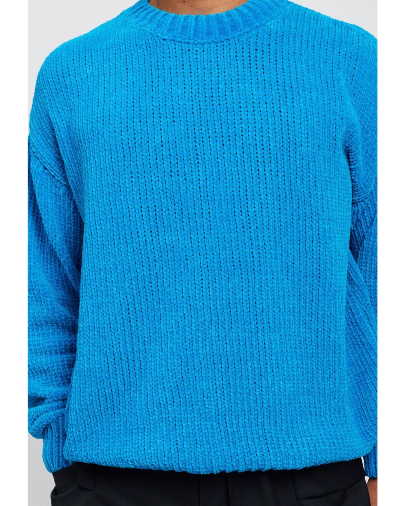 Bonsai Azure Chenille Sweater