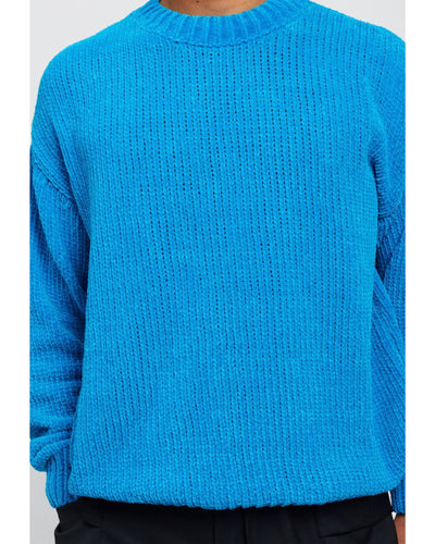 Bonsai Azure Chenille Sweater