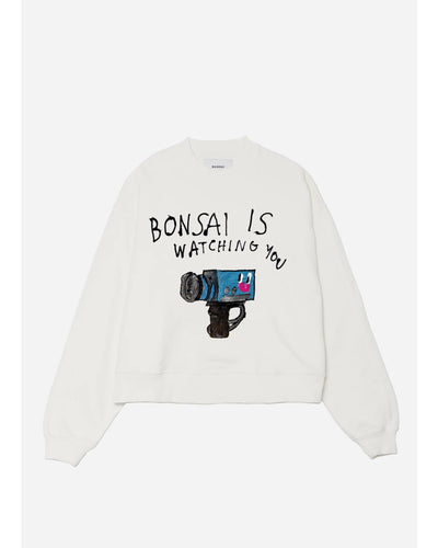 Bonsai Watching You Crewneck Sweater