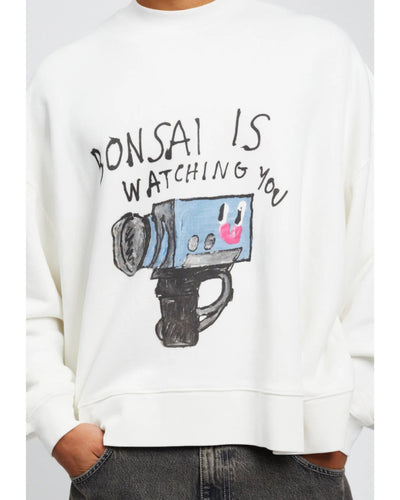 Bonsai Watching You Crewneck Sweater