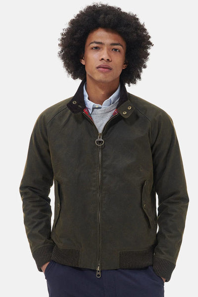 Barbour x Baracuta Porton Wax Olive