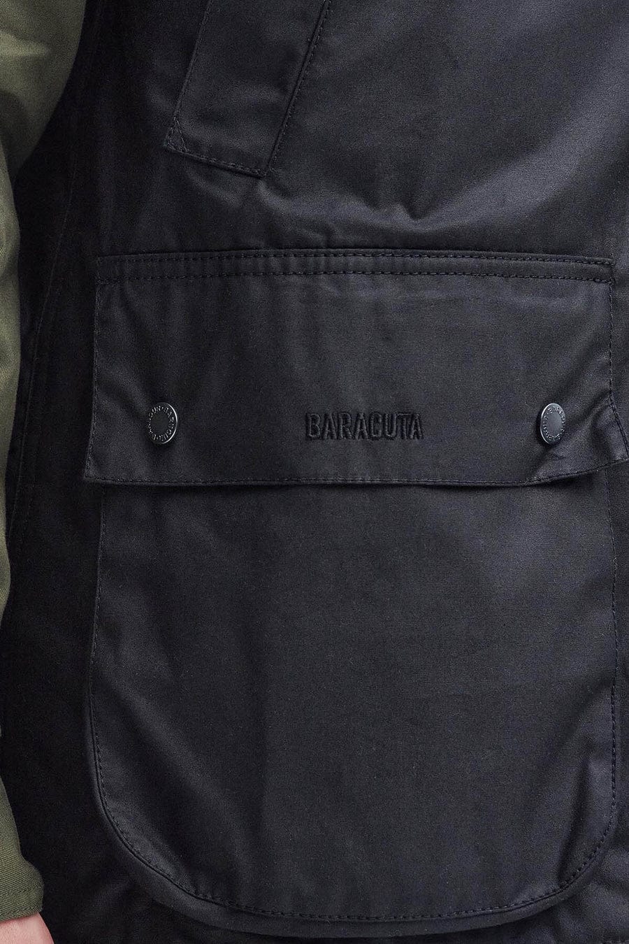 Barbour x Baracuta Wax Gilet Black