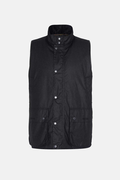 Barbour x Baracuta Wax Gilet Black