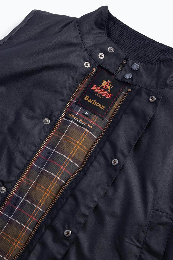 Barbour x Baracuta Wax Gilet Black