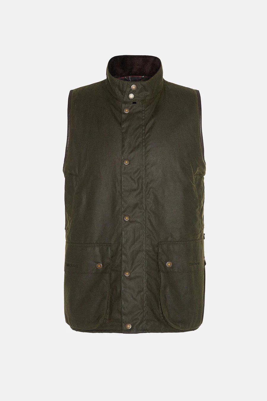 Barbour x Baracuta Wax Gilet Archive Olive