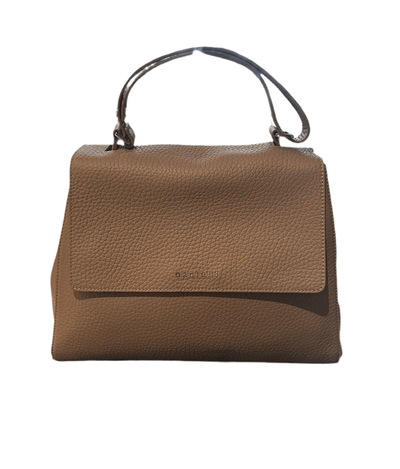 Orciani Borsa Sveva Soft Medium a spalla in pelle con tracolla
