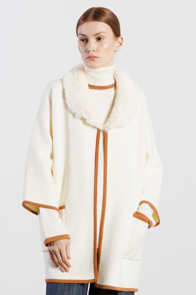 Diana Gallesi Cardigan a cappa